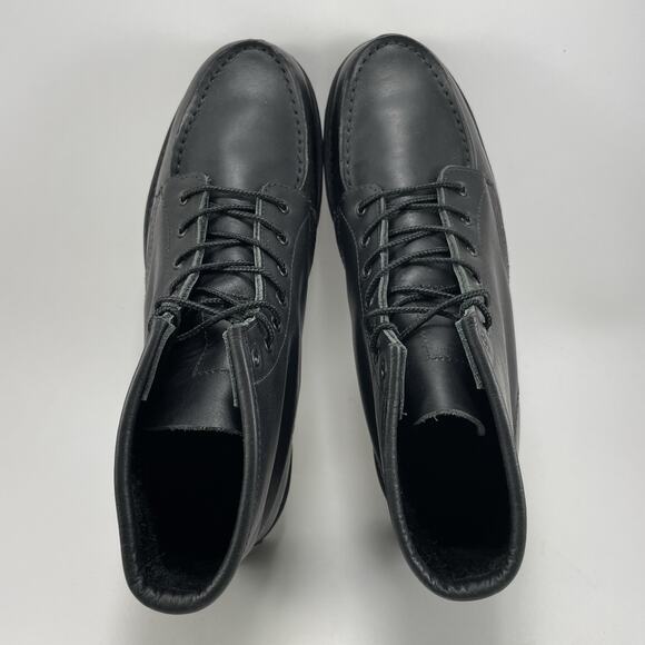 Red Wing Shoes Porter Moc 6" Lace Up Boots Womens Size 10 Black Leather 3497 - Picture 4 of 11